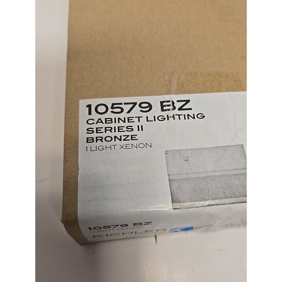 Kichler 10579 BZ Under Cabinet Light, (1) Xenon Lamp BRONZE Series II - Picture 2 of 4